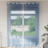 Zasłony woalowe z przelotkami 2 szt. Royal Blue