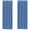 Zasłony woalowe z przelotkami 2 szt. Royal Blue
