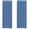Zasłony woalowe z przelotkami 2 szt. Royal Blue