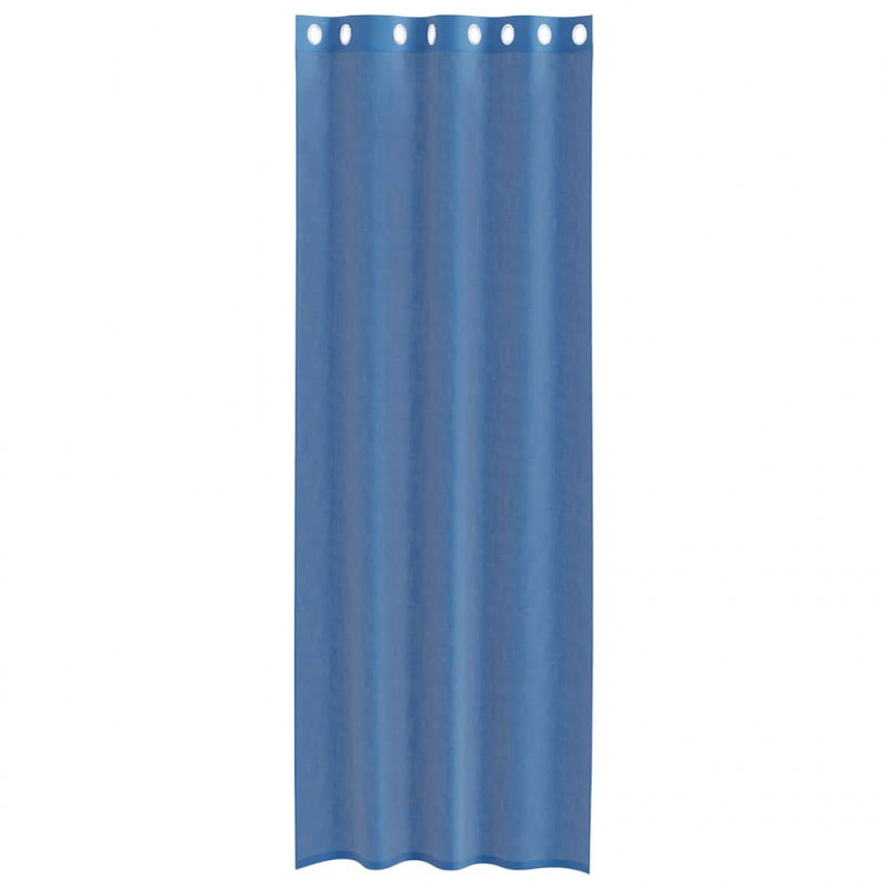 Zasłony woalowe z przelotkami 2 szt. Royal Blue