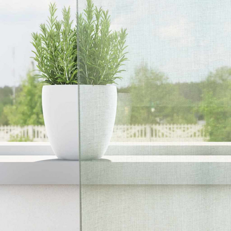 Zasłony woalowe z kieszeniami na drążki 2 szt. Jasnoszary