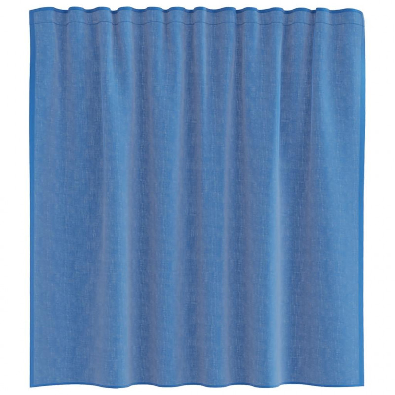 Zasłony woalowe z kieszeniami na drążek 2 szt. Royal Blue