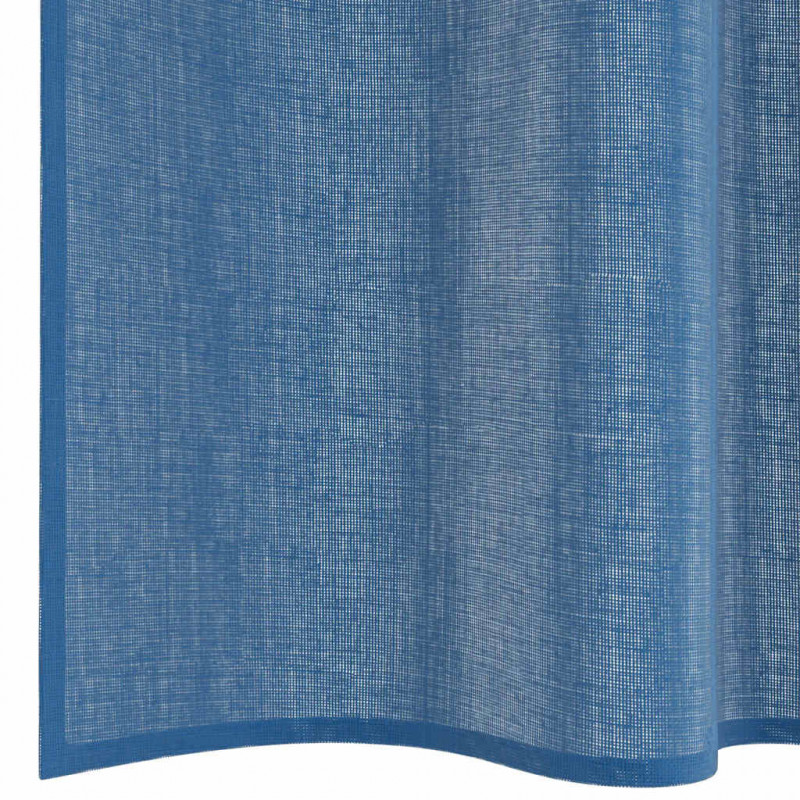 Zasłony woalowe z kieszeniami na drążek 2 szt. Royal Blue