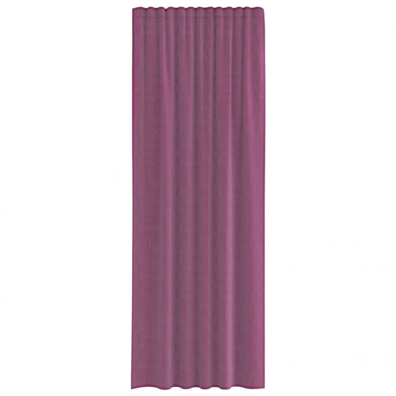 Zasłony woalowe z pętelkami 2 szt. Royal Blue 140x140 cm
