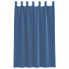 Zasłony woalowe z pętelkami 2 szt. Royal Blue 140x175 cm