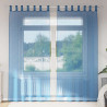 Zasłony woalowe z pętelkami 2 szt. Royal Blue 140x245 cm