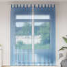 Zasłony woalowe z pętelkami 2 szt. Royal Blue 140x260 cm
