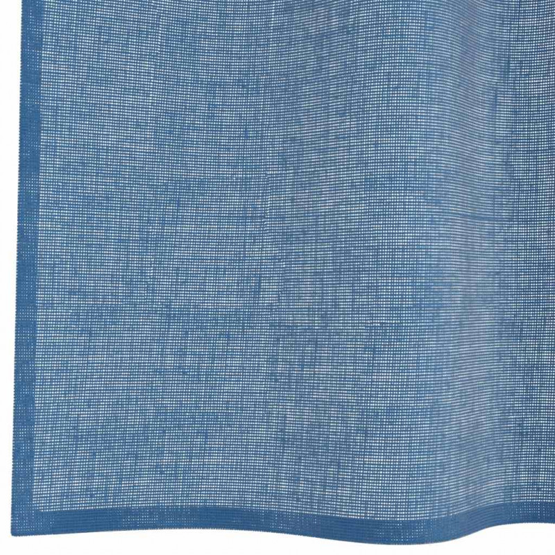 Zasłony woalowe z pętelkami 2 szt. Royal Blue 140x260 cm
