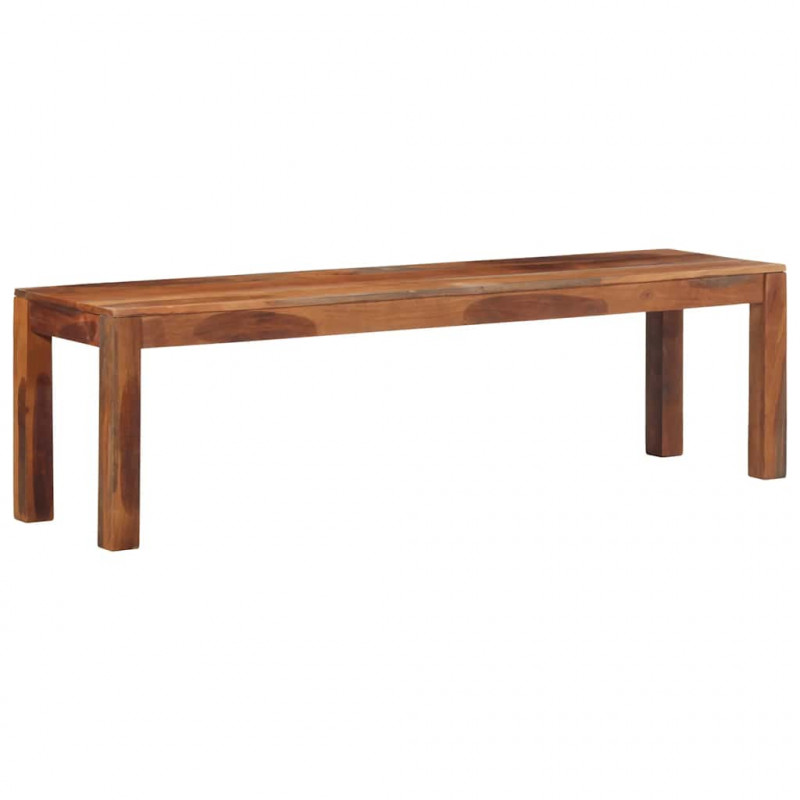 Ławka, 160 cm, lite drewno akacjowe