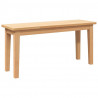 Ławka 90 cm Drewno lite Guma