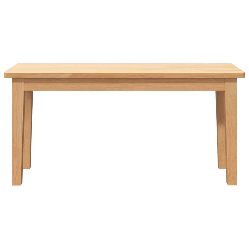 Ławka 90 cm Drewno lite Guma