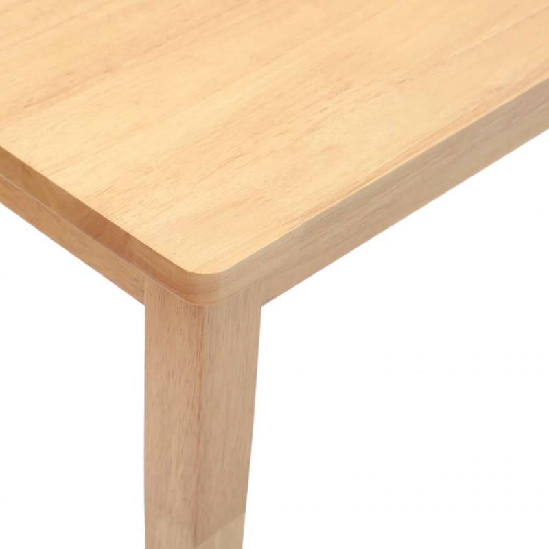 Ławka 90 cm Drewno lite Guma