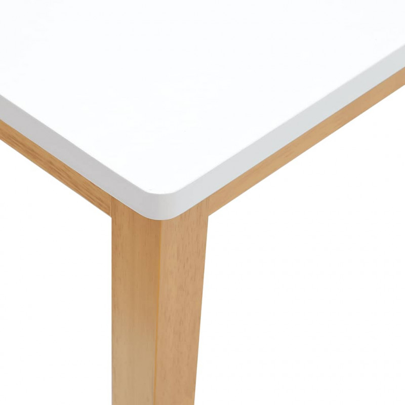 Ławka 90 cm Drewno lite Guma