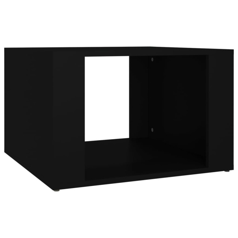 Szafka nocna, czarna, 57x55x36 cm, materiał drewnopochodny