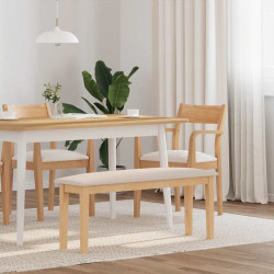 Ławka 110 cm Drewno lite Guma