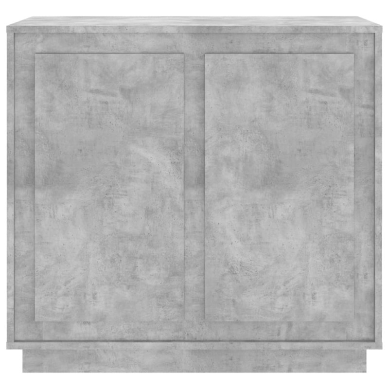 Szafka, szarość betonu, 80x34x75 cm, materiał drewnopochodny