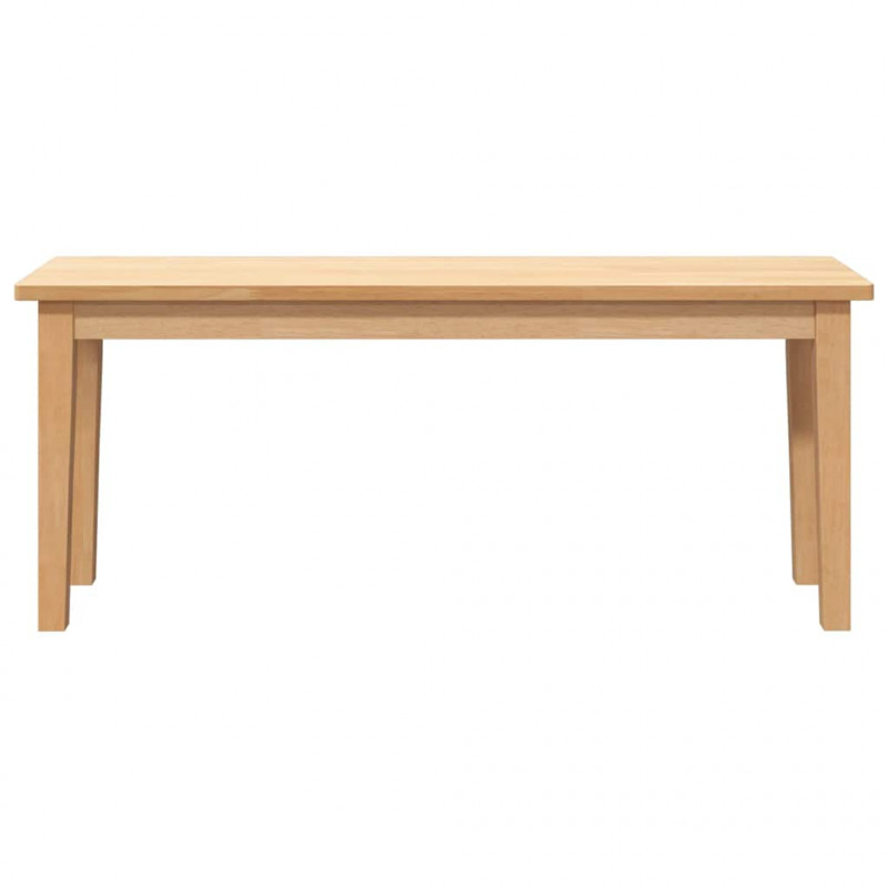 Ławka 110 cm Drewno lite Guma