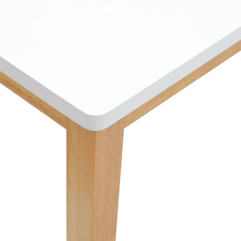 Ławka 110 cm Drewno lite Guma