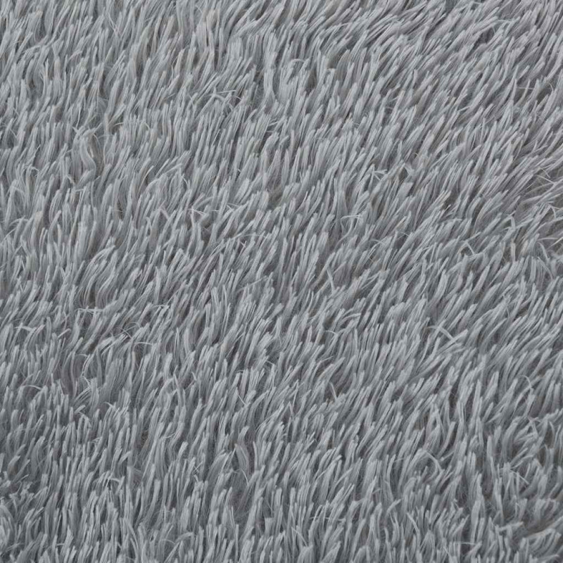 Dywan shaggy z długim włosiem, NAVARRA, jasnoszary, 200x200 cm