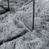 Dywan shaggy z długim włosiem, NAVARRA, jasnoszary, 300x200 cm
