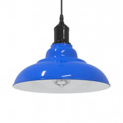 Lampa wisząca z regulacją wysokości E27 połysk ciemnoniebieski