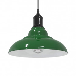 Lampa wisząca z regulacją wysokości E27 połysk zielony metal