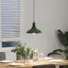 Lampa wisząca z regulacją wysokości E27 połysk zielony metal