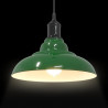 Lampa wisząca z regulacją wysokości E27 połysk zielony metal