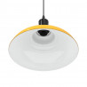 Lampa wisząca z regulacją wysokości E27 połysk żółty metal