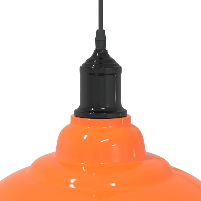Lampa wisząca z regulacją wysokości E27 Pomarańczowy połysk