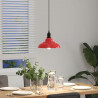 Lampa wisząca z regulacją wysokości E27 połysk czerwony metal