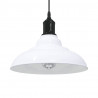 Lampa wisząca z regulacją wysokości E27 połysk biały metal