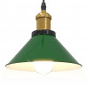 Lampa wisząca z regulacją wysokości E27 połysk zielony
