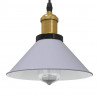 Lampa wisząca z regulacją wysokości E27 połysk szary