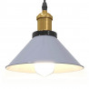 Lampa wisząca z regulacją wysokości E27 połysk szary