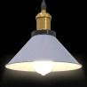 Lampa wisząca z regulacją wysokości E27 połysk szary