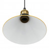 Lampa wisząca z regulacją wysokości E27 połysk żółty