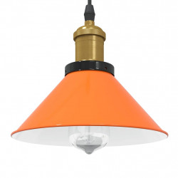 Lampa wisząca z regulacją wysokości E27 Pomarańczowy połysk