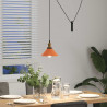 Lampa wisząca z regulacją wysokości E27 Pomarańczowy połysk