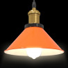 Lampa wisząca z regulacją wysokości E27 Pomarańczowy połysk