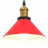 Lampa wisząca z regulacją wysokości E27 połysk czerwony