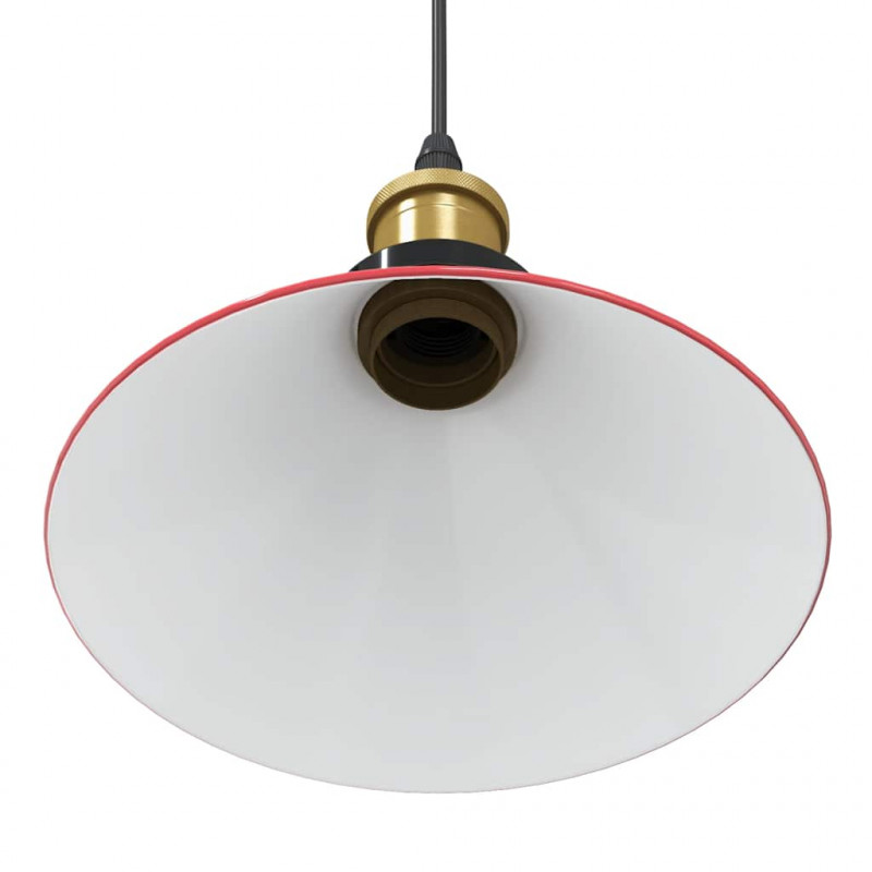 Lampa wisząca z regulacją wysokości E27 połysk czerwony