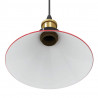 Lampa wisząca z regulacją wysokości E27 połysk czerwony