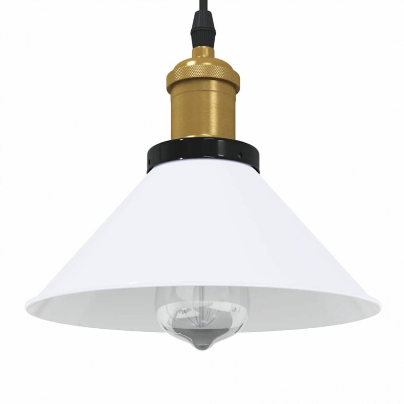 Lampa wisząca z regulacją wysokości E27 połysk biały