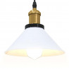 Lampa wisząca z regulacją wysokości E27 połysk biały