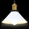 Lampa wisząca z regulacją wysokości E27 połysk biały