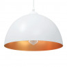 Lampy wiszące 2 szt. Regulowana wysokość E27 Biały Ø30 cm Metal