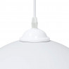 Lampy wiszące 2 szt. Regulowana wysokość E27 Biały Ø30 cm Metal
