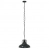Lampa wisząca E27 Czarna Ø 31 cm Żelazo