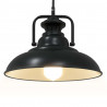 Lampa wisząca E27 Czarna Ø 31 cm Żelazo